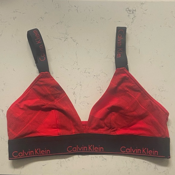 🆕 Calvin Klein Modern Cotton Crossback Unlined Bralette • Size Medium - Picture 10 of 10
